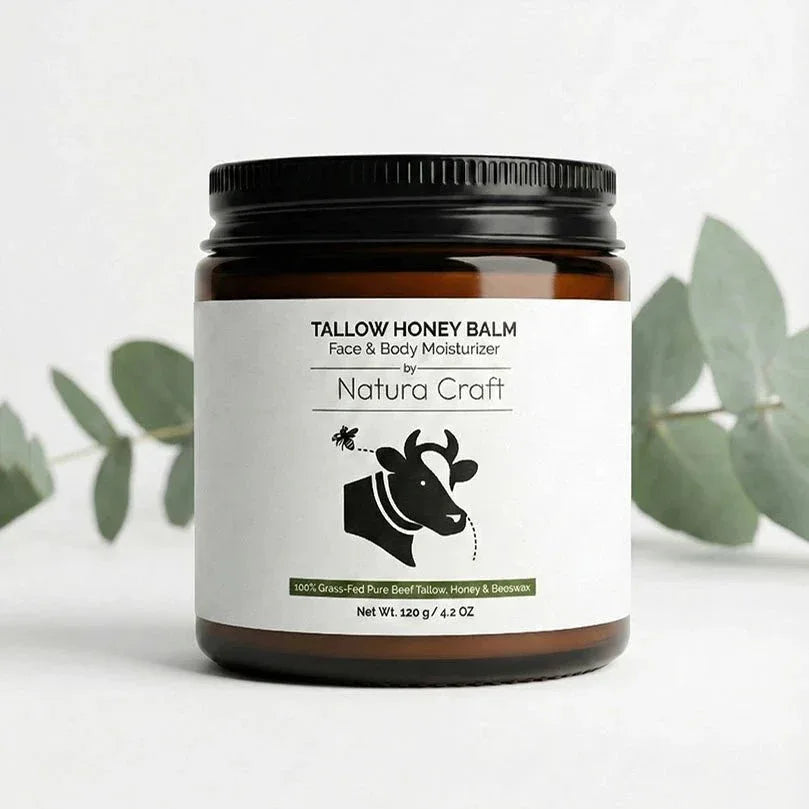 Fierce Nature Organic Skin Healing Balm - Tallow, Beeswax, Olive Oil