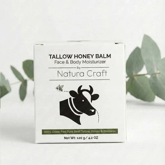 Nourishing Tallow and Honey Balm for Face & Body Care