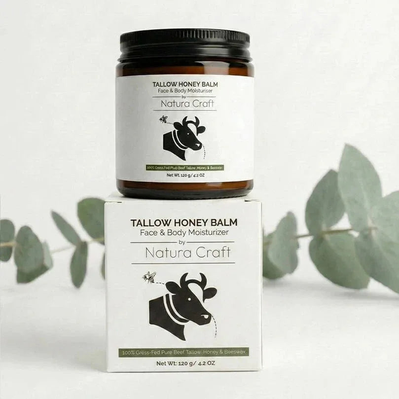 Nourishing Tallow and Honey Balm for Face & Body Care